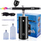 Airbrush Kit with Portable Air Brush Compressor (Huryfox)