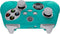 PlayVital Samurai Edition Aqua Green Anti-Slip Controller Grip Silicone Skin with White Thumb Stick Caps for Xbox Series S/X Controller (by eXtremeRate)