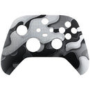 eXtremeRate Custom Faceplate (Soft to Touch) for Xbox Series X/S Controller - Black & White Camouflage