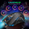 Lizsword Wired Gaming Mouse [Breathing RGB LED] + Accutime Kids Marvel Spider-Man Educational Touchscreen Smart Watch, Red