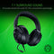 Razer - Kraken X - 7.1 Surround Sound Wired Gaming Headset for PC, PS4, PS5, Switch, Xbox One, Series X|S - Black