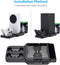 Vertical Stand for Xbox Series X/S with Cooling Fan, Controller Charger Dock and Game Rack Organizer - 3 USB Ports