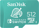 SanDisk - 512GB microSDXC UHS-I Memory Card – Officially licensed for Nintendo Switch