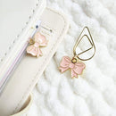 Pretty 'n Pink Bow Dangle Clip