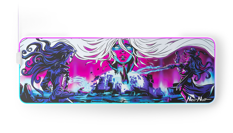 SteelSeries QcK Prism XL RGB Mousepad - NEO NOIR Limited Edition