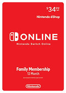 Nintendo Switch Online 12-Month Membership (Individual or Family) - [Digital Code]