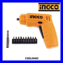 INGCO CORDLESS SCREWDRIVER