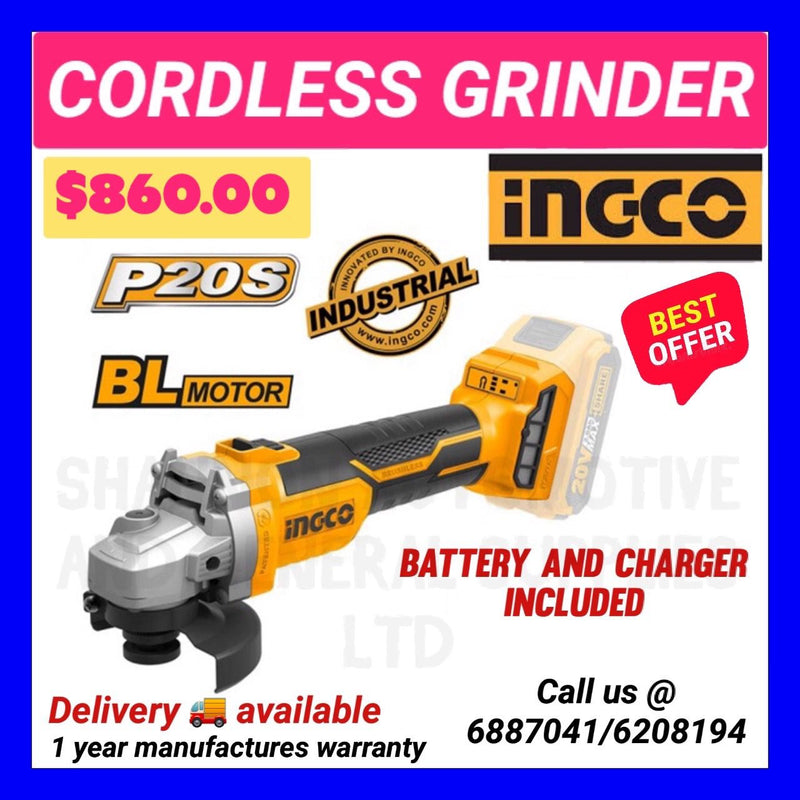 INGCO CORDLESS GRINDER