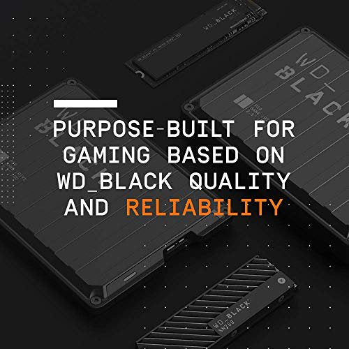 WD_Black P10 Game Drive 2TB for PS5, PS4, Xbox Series X|S, Xbox One, Win 10+, macOS 11+