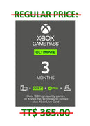 SPECIAL OFFER: Xbox Game Pass Ultimate - 3 month membership - GLOBAL - for TT$285. [Digital Code]
