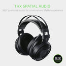 Razer NARI Essential Wireless 7.1 Surround Sound Gaming Headset: THX Spatial Audio - Auto-Adjust Headband & Swivel Cups - Flip Mic - for PC, PS4, PS5 Only